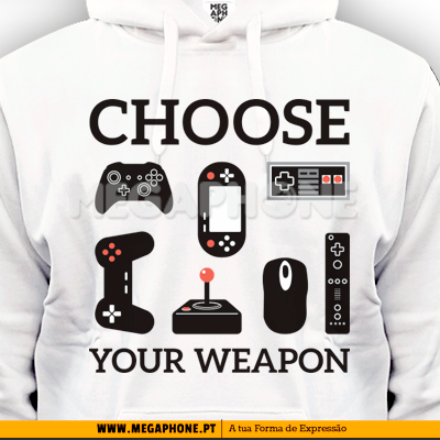 Choose your weapon shirt